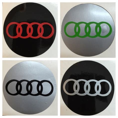 Pc Audi Aftermarket Wheel Center Cap Vinyl Decal Sticker