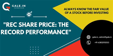 Rec Share Price: The Record Performance - Gale.in