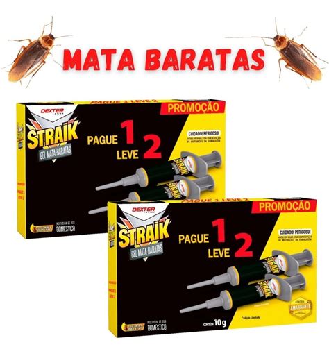 O Que É Bom Para Matar Barata - 2 Kit Straik Gel Mata Baratas Seringa 10g Pague 1 Leve 2 | Frete grátis