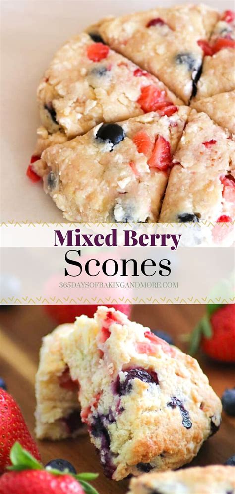 Mixed Berry Scones | Berry scones, Berries recipes, Scones recipe easy