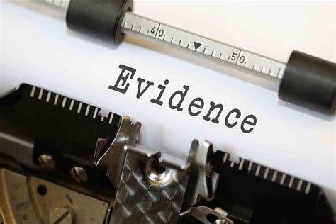 Evidence - Free of Charge Creative Commons Typewriter image 