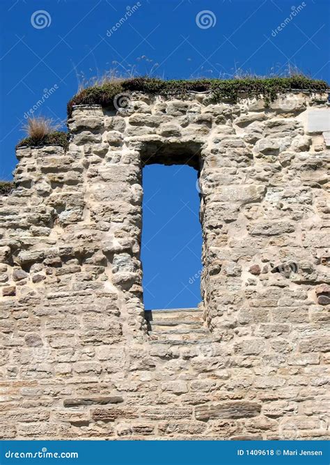 Ruin Window stock photo. Image of summer, wall, ancient - 1409618