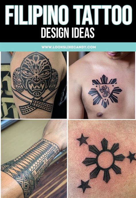 Some Tattoos That Are On The Back Of Someone S Arm And Chest With Text