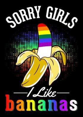 Gay Pride Banana Poster By Professionaldesigns Displate