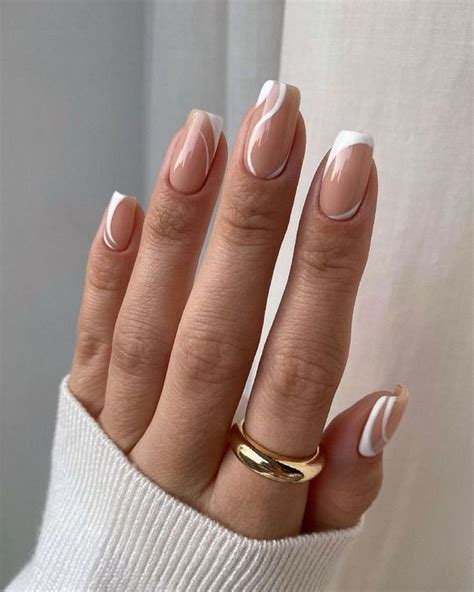 Nail Designs For Short Nails Frensh Nails Chic Nails Nude Nails