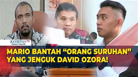 Mario Dandy Bantah Kesaksian Paman David Ozora Soal Orang Suruhan