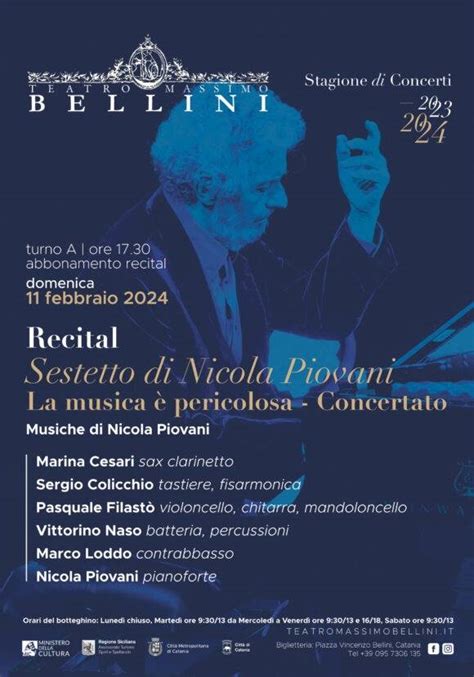 La Musica Pericolosa Teatro Massimo Bellini Di Catania