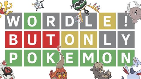 Best Wordle For Pokemon Fans Youtube