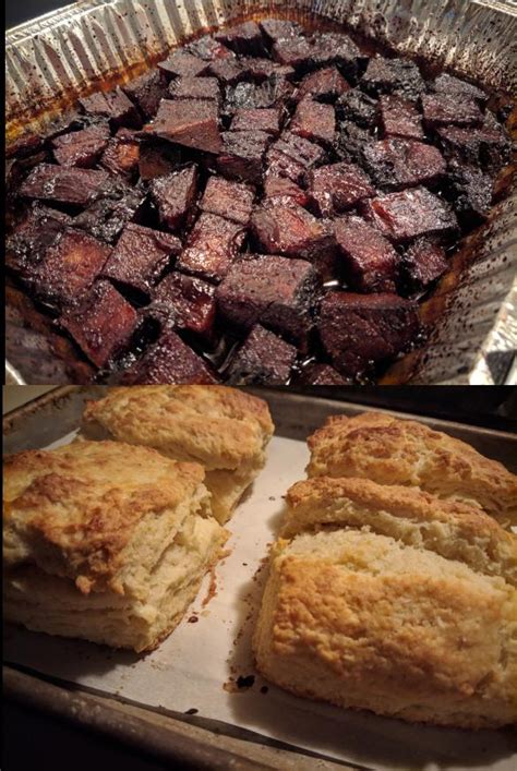 Brisket Burnt Ends And Buttermilk Biscuits Dixiefood