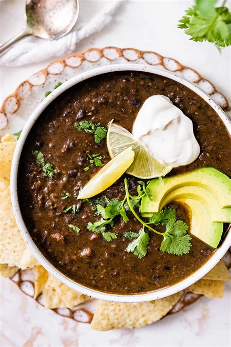black bean recipes soup 4