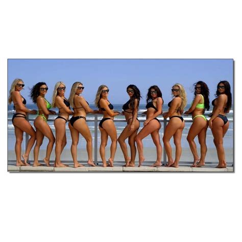Amazon ESyem Wall Poster Beach Sexy Bikini Girl Wall Decor Art Canvas Print Poster Canvas