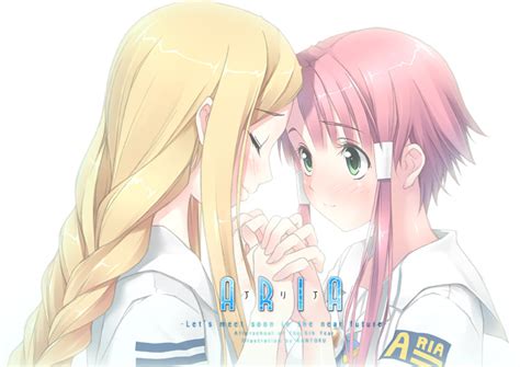 Safebooru Alicia Florence Aria Aria Manga Blonde Hair Blush Braid