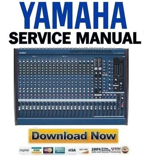 Yamaha MG24 14FX MG32 14FX Mixing Console Service Manual Repair