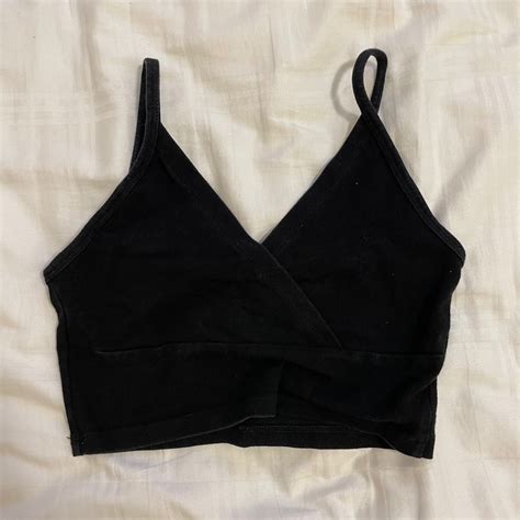 Brandy Melville Black Amara Top Women S Fashion Tops Sleeveless On