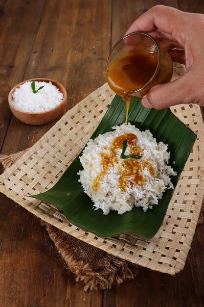 Premium Photo Ketan Kelapa Parut One Of Javanese Traditional Snack