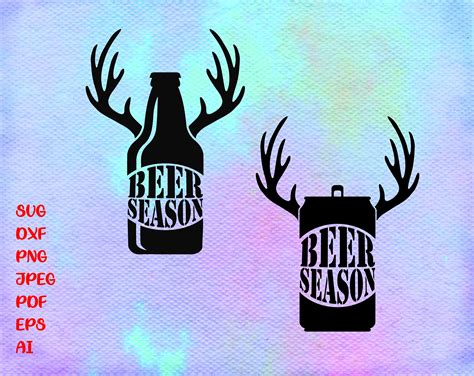 Beer Season Svg File Beer Svg File Deer Season Svg File Etsy