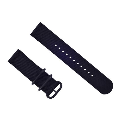 NEW SUUNTO CORE NYLON STRAP DIVER WATCH BAND LUGS BLACK PVD 3 RINGS