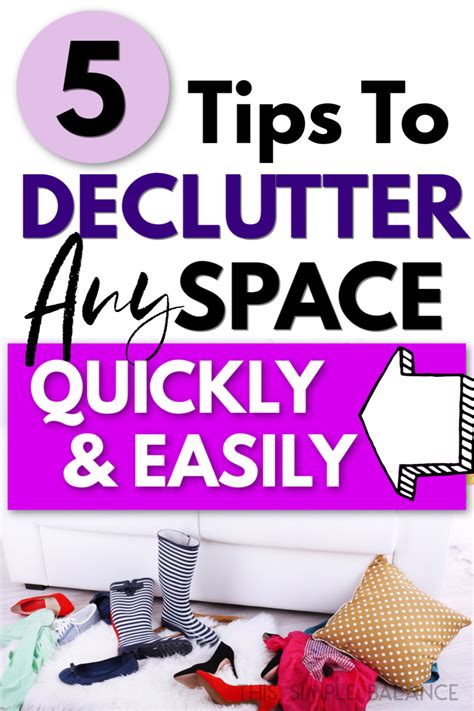 Quick And Easy Decluttering Tips To Make Progress FAST This Simple