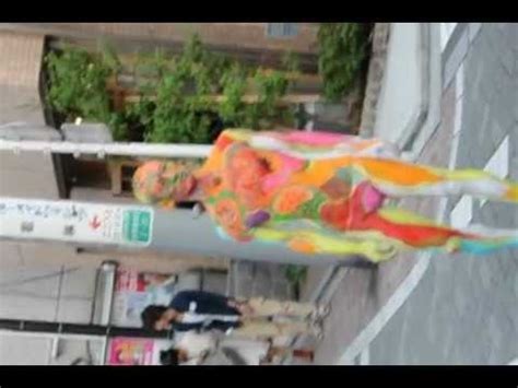 performance art tokyo japan body painting youtube