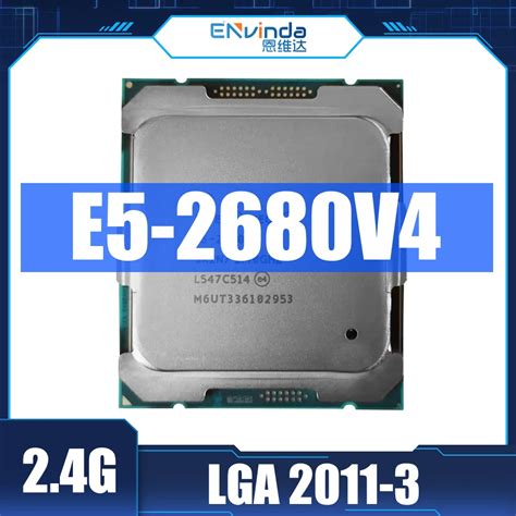 Kullan Lan Intel XEON E5 2680 V4 CPU I Lemci 14 Ekirdek 2 40GHZ 35MB L3