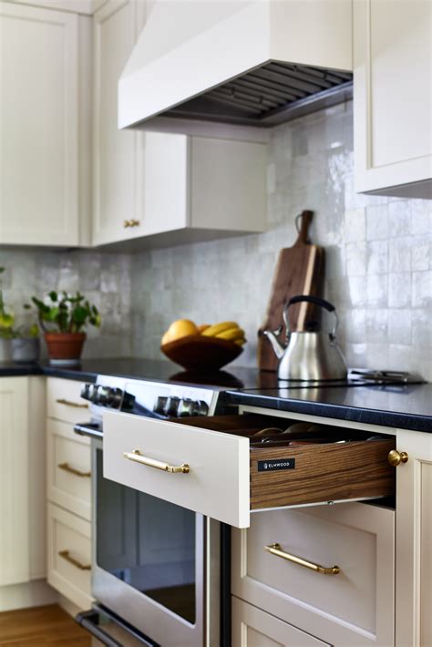 White + Walnut Kitchen in Chevy Chase, Washington, DC | District Cabinets
