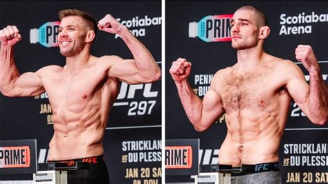 Ufc Main Event Weigh In Video Sean Strickland Vs Dricus Du