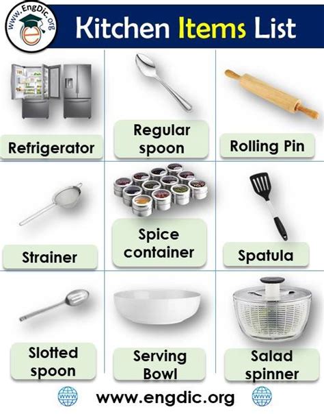 Kitchen tools list and purpose - unitlasopa