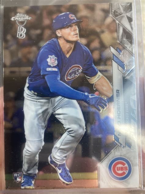 2020 Topps Chrome Ben Baller Rookie Nico Hoerner Chicago Cubs 161 RC