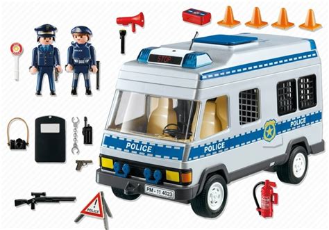 Playmobil Set: 4023 - Police Van - Klickypedia