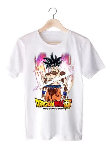 Remera Blanca Dragon Ball Super Goku Ultra Instinto Anime En Venta En