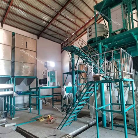 Tpd Africa Maize Grinding Machine Corn Flour Mill Plant With