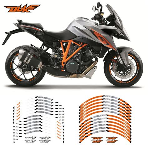 New High Quality Pcs Fit Motorcycle Wheel Sticker Stripe Reflective