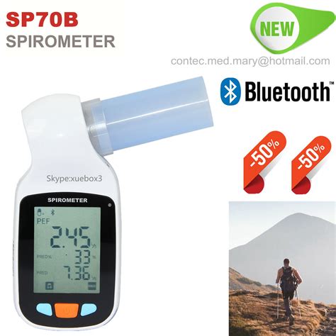 Spirometer Digital Lung Breathing Diagnostic Vitalograph Spirometry New Sp70b Ebay