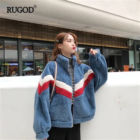 RUGOD 2018 New Fashion Women Coat Striped Casual Long Sleeve Women