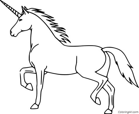 Realistic Unicorn Printable