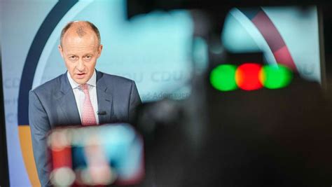 Rennen Um Den Cdu Vorsitz So Hat Sich Friedrich Merz Vor Den