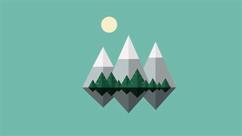 Minimalist Mountain Wallpapers K Hd Minimalist Mountain Backgrounds