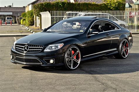 Mercedes Benz Cl Amg Sitting On Zenetti Capri Black Machine