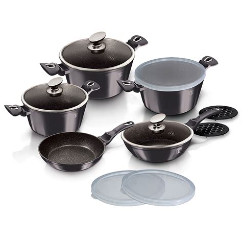 Berlinger Haus Carbon Pro Batería Cocina Inducción 13 Piezas