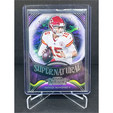 2021 22 Panini Contenders Supernatural Patrick Mahomes II No SN PMA