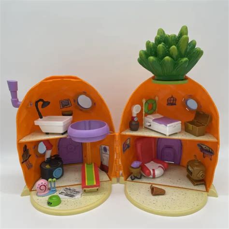 RARE SPONGEBOB SQUAREPANTS Pineapple House Play Set Bikini Bottom Toy 84 99 PicClick UK