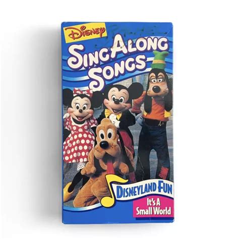 Disneys Sing Along Songs Disneyland Fun Vhs Video Tape Volume Mickey