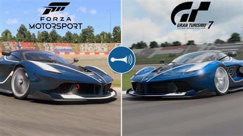 Gran Turismo Vs Fm Comparison Graphic Sound Ferrari Fxx K