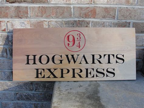 Hogwarts Express Sign by SGMillerDesigns on Etsy