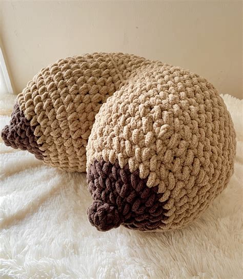 Crochet Boob Pillow Crochet Pillow Female Breast Pillow Boobie Pillow Handmade Housewarming
