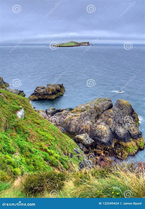 Howth Cliff Walk Outside of Dublin, Ireland Stock Photo - Image of ...