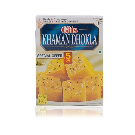 Gits Instant Mix Khaman Dhokla G Carton Amazon In Grocery