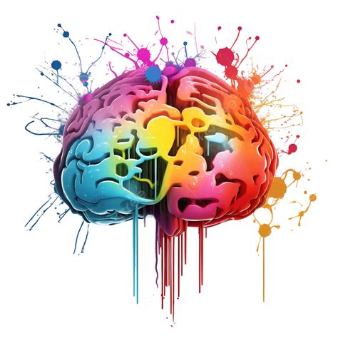 Creative Central Brain Brain Digital Mind Think Png Transparent