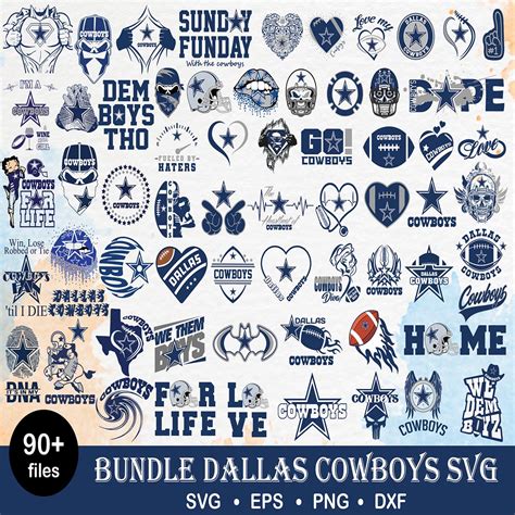 dallas cowboys bundle svg cowboys svg nfl svg png dxf inspire
