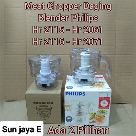 Jual Chopper Daging Blender Philips Hr Meat